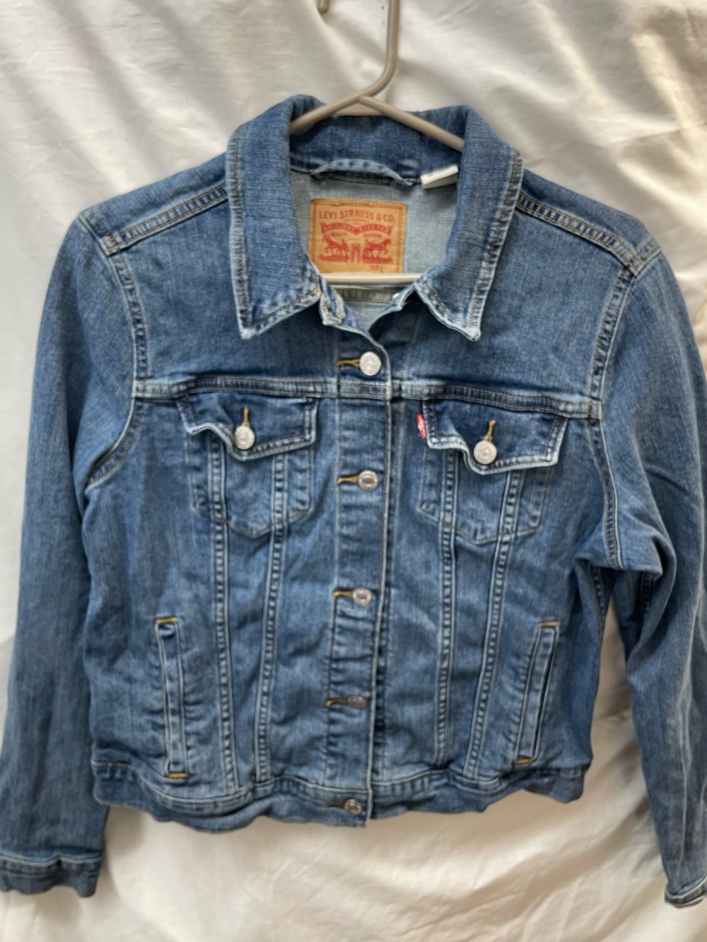 Levi's Women's Light Blue Denim Jacket Sz L